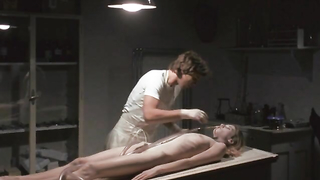 Cinzia Monreale erotic scene from Beyond the Darkness (1979)