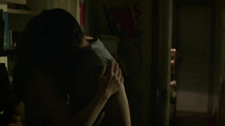 Camille Chamoux, nude, sex scene from Les gazelles (2014)