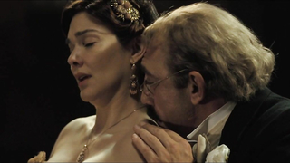 Laura Harring nude, sex scene from Love in the Time of Cholera (2007)