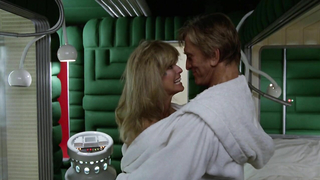 Farrah Fawcett nackt, erotische Szene aus Saturn 3 (1980)