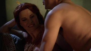 Lucy Lawless nude, erotic scene from Spartacus: Blood and Sand s01e10 (2010)