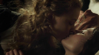 Malin Buska and Sarah Gadon nude, erotic scene from The Girl King (2015)