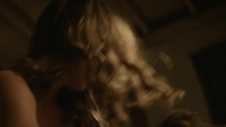 Lili Simmons sexy, sex scene from Bone Tomahawk (2015)