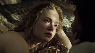 Holliday Grainger nude, scene from The Borgias s03e02 (2013)