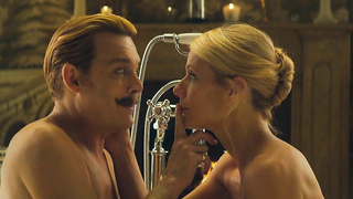 Gwyneth Paltrow sexy, Emily Lawrence sexy, escena de sexo de Mortdecai (2015)