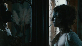 Louise Bourgoin nude, scene from Les aventures extraordinaires d'Adele Blanc-Sec (2010)