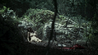 Barbara Goenaga desnuda, escena de Timecrimes (2007)