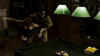 Carla Gugino sexy, erotic scene from Watchmen (2009)