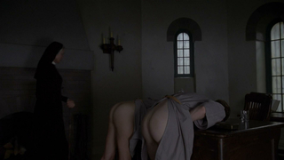 Lizzie Brochere nude, erotic scene from American Horror Story s02e02 (2012)